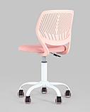 Компьютерное кресло Stool Group детское Анна розовый обивка сетка текстиль спинка пластик крестовина металл, фото 8