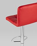Стул барный Stool Group Малави LITE красный поворотно-подъемный механизм газ-лифт обивка сиденья из, фото 7