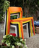 Стул Stool Group пластиковый Moris белый, фото 3