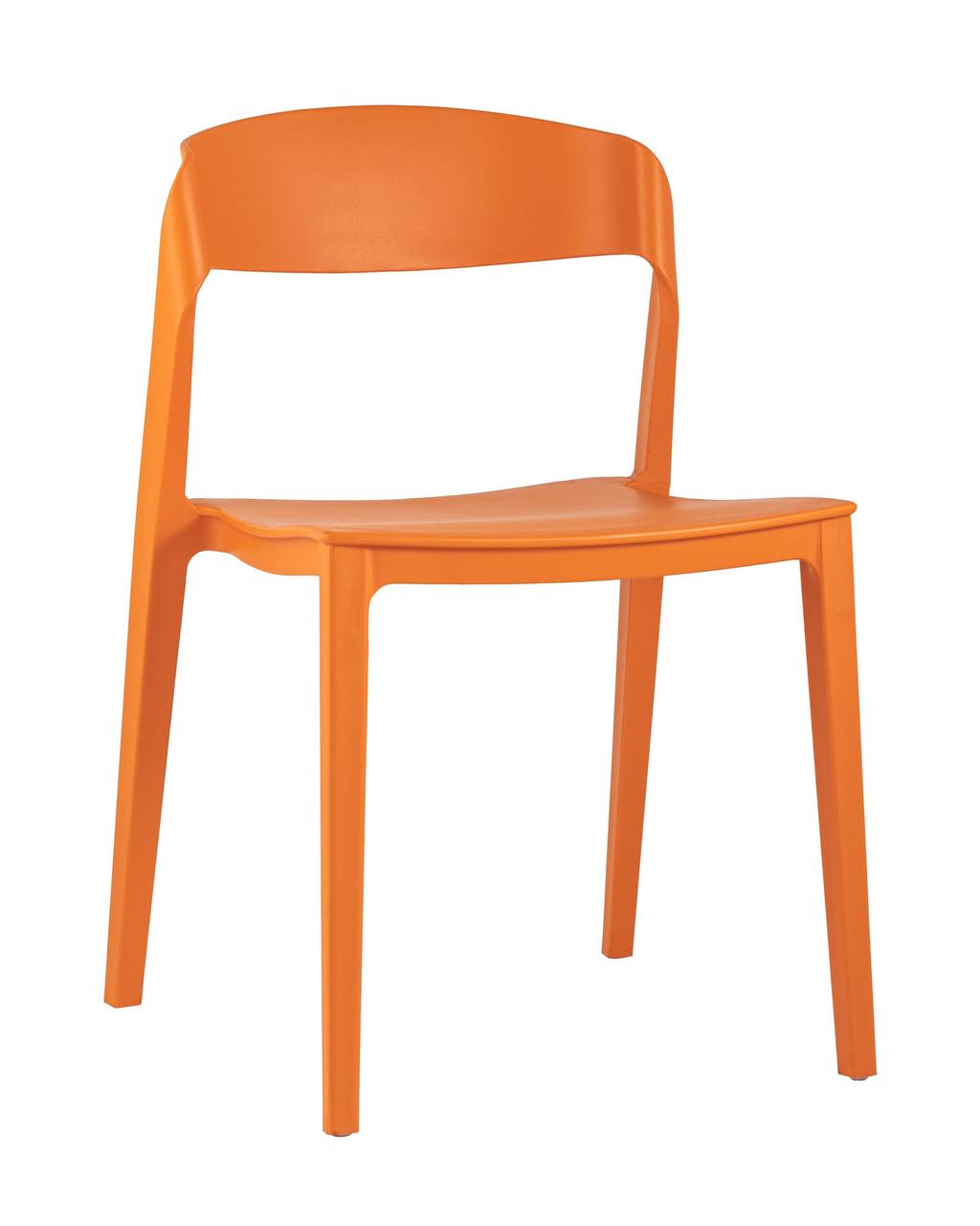 Стул Stool Group пластиковый Moris оранжевый