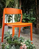 Стул Stool Group пластиковый Moris оранжевый, фото 3