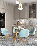 Стол Stool Group обеденный Target 80*80 черный ножки массив бука, фото 3
