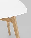 Стол Stool Group обеденный Target 80*80 черный ножки массив бука, фото 8