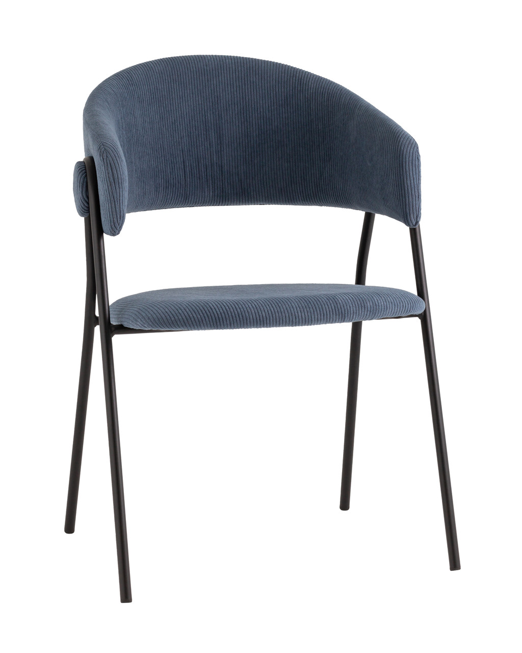 Стул Stool Group NEW вельвет пыльно-синий