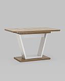 Стол Stool Group обеденный Vector раскладной 120-160*80 дуб Ка/пепел, фото 2