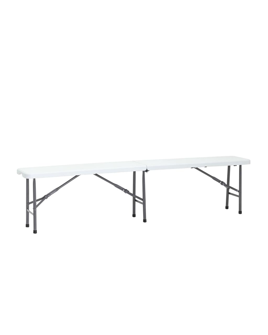 Скамейка Stool Group складная Кейт 180, стальной каркас, сиденье пластик, полиэтилен высокой плотности HDPE