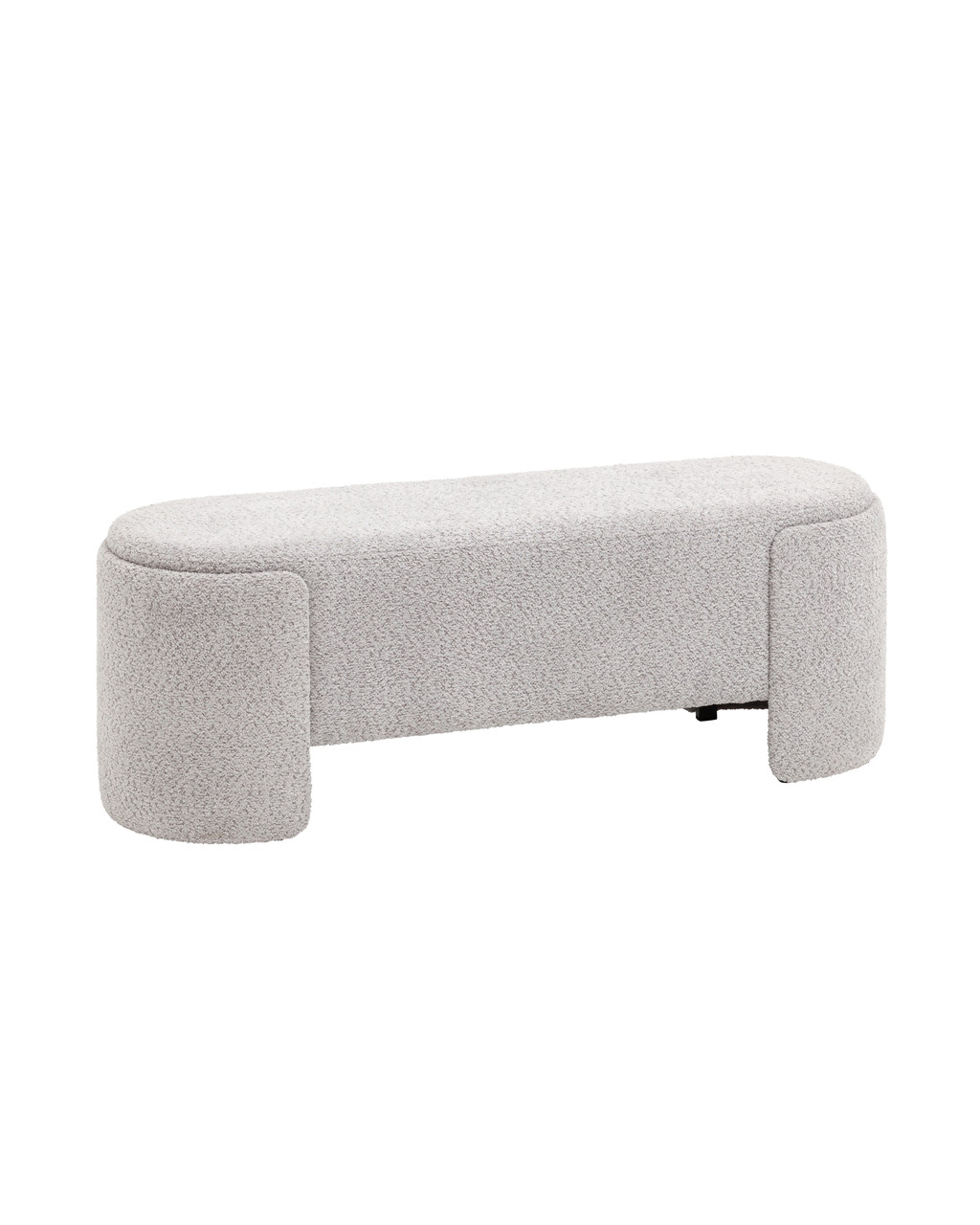Банкетка Stool Group букле светло-серый