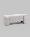 Банкетка Stool Group букле светло-серый, фото 2