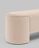 Банкетка Stool Group Банкетка Taks велюр молочный, фото 4
