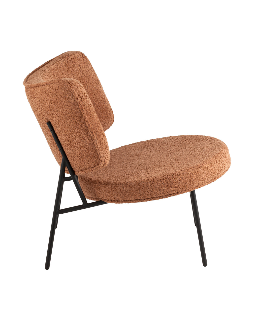 Кресло Stool Group Кресло District Lounge букле терракотовый
