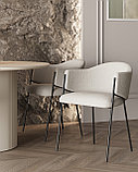 Стул Stool Group Стул Brace букле белый, фото 3