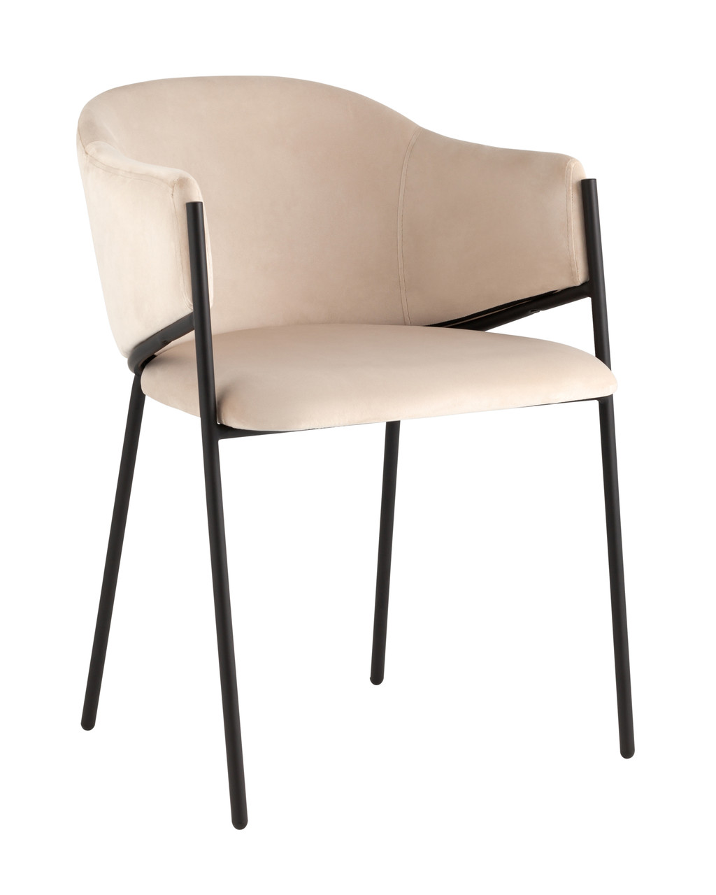 Стул Stool Group Стул Brace велюр молочный