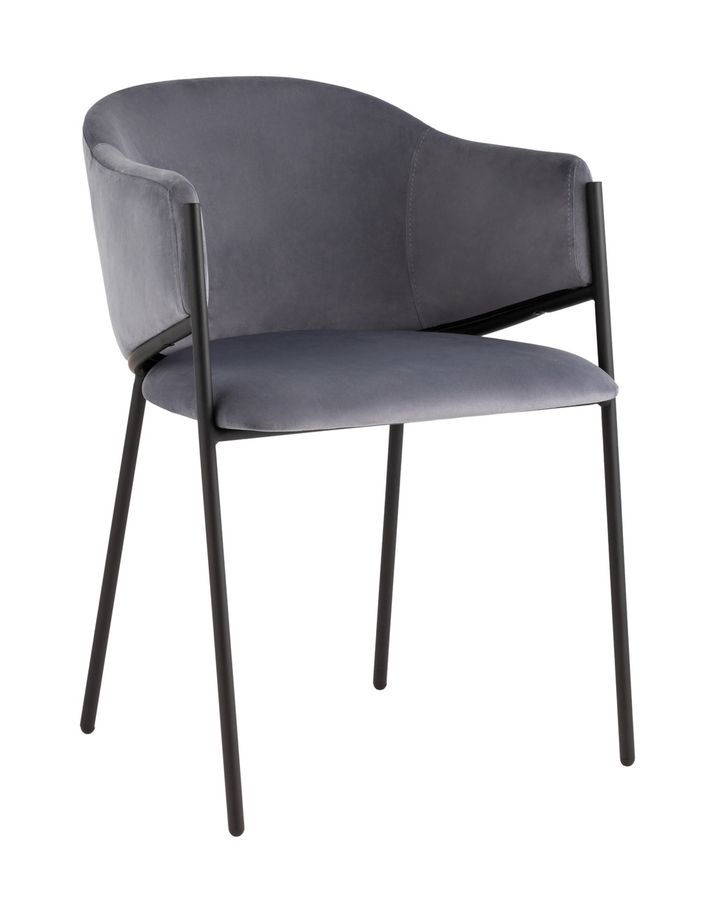 Стул Stool Group Стул Brace велюр серый