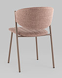 Стул Stool Group Харпер ткань рогожка капучино каркас бежево-серый матовый, фото 6