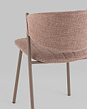 Стул Stool Group Харпер ткань рогожка капучино каркас бежево-серый матовый, фото 7
