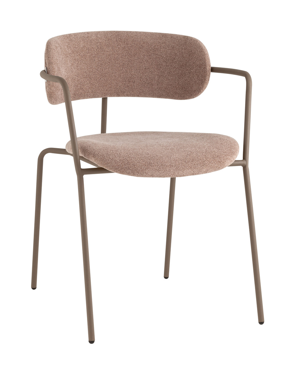Стул Stool Group Стул Дженни букле бежевый каркас бежево-серый