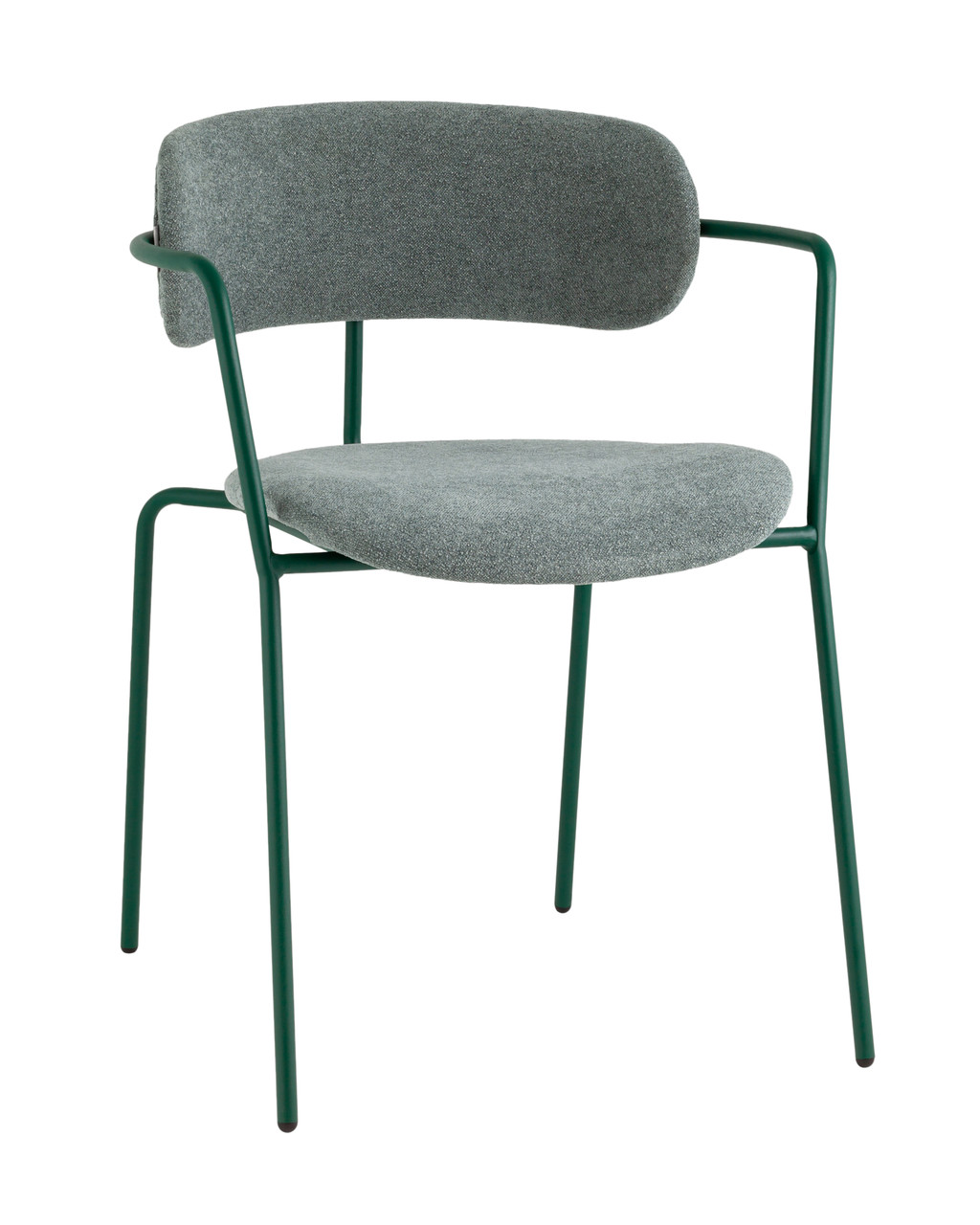 Стул Stool Group Стул Дженни букле бежевый каркас бежево-серый матовый