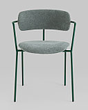 Стул Stool Group Стул Дженни букле бежевый каркас бежево-серый матовый, фото 8