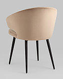 Стул Stool Group Стул с подлокотниками Codo велюр капучино, фото 5