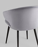 Стул Stool Group Стул с подлокотниками Codo велюр серый, фото 9