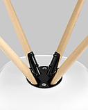 Стул Stool Group Арианда белый, пластик, экокожа, каркас натуральный некрашеный массив бука, фото 9