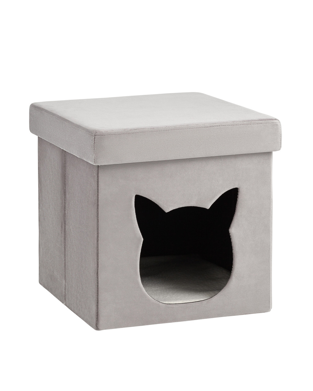 Пуфы Stool Group Store Pet серый складной с ящиком