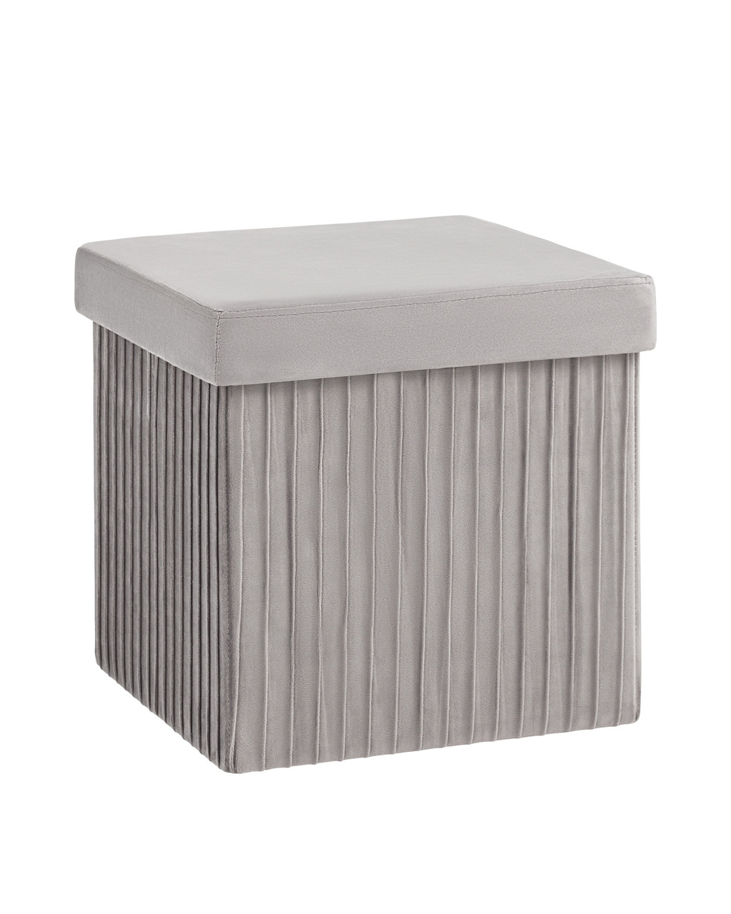 Пуфы Stool Group Store Square серый складной с ящиком