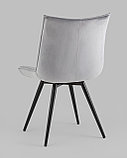 Стул Stool Group Робб велюр серый вращающийся, фото 4