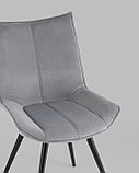 Стул Stool Group Робб велюр серый вращающийся, фото 6