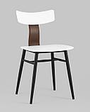 Стул Stool Group обеденный ANT пластиковый белый вставки экокожа, фото 2