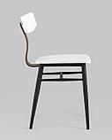 Стул Stool Group обеденный ANT пластиковый белый вставки экокожа, фото 3