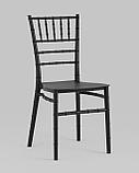 Стул Stool Group Chiavari (Кьявари) пластик черный обеденный для кухни, фото 2