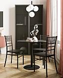 Стул Stool Group Chiavari (Кьявари) пластик черный обеденный для кухни, фото 3