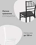 Стул Stool Group Chiavari (Кьявари) пластик черный обеденный для кухни, фото 5