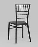 Стул Stool Group Chiavari (Кьявари) пластик черный обеденный для кухни, фото 10
