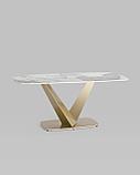 Обеденный стол Stool Group Аврора, 180*90, светлая керамика, фото 2