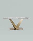 Обеденный стол Stool Group Аврора, 180*90, светлая керамика, фото 7