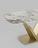 Обеденный стол Stool Group Аврора, 180*90, светлая керамика, фото 8