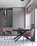 Обеденный стол Stool Group Альянс раскладной 140-200*90 темная керамика, фото 5