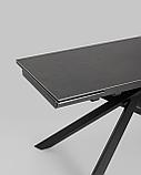 Обеденный стол Stool Group Альянс раскладной 140-200*90 темная керамика, фото 8