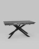 Обеденный стол Stool Group Альянс раскладной 160-240*90 темная керамика, фото 4