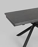 Обеденный стол Stool Group Альянс раскладной 160-240*90 темная керамика, фото 5