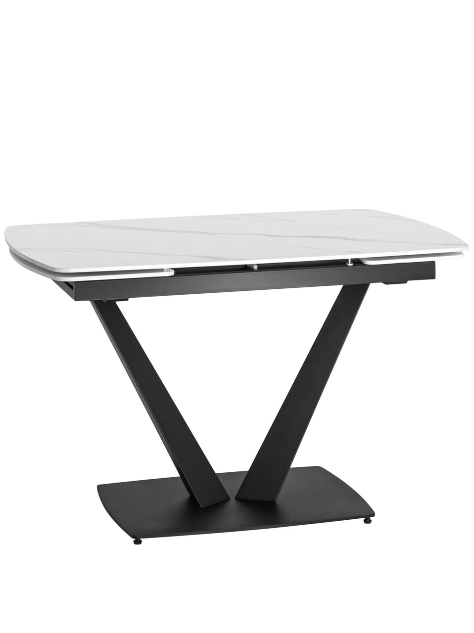 Обеденный стол Stool Group Клео, раскладной, 120-180*80, светлая керамика