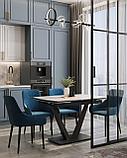 Обеденный стол Stool Group Клео, раскладной, 120-180*80, светлая керамика, фото 3