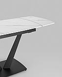 Обеденный стол Stool Group Клео, раскладной, 120-180*80, светлая керамика, фото 7