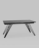 Обеденный стол Stool Group Пандора, раскладной, 160-240*90, темная керамика, фото 2