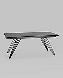 Обеденный стол Stool Group Пандора, раскладной, 180-280*90, темная керамика, фото 2