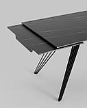 Обеденный стол Stool Group Пандора, раскладной, 180-280*90, темная керамика, фото 8