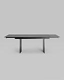 Обеденный стол Stool Group Селин раскладной, 160-240*90, темная керамика, фото 5