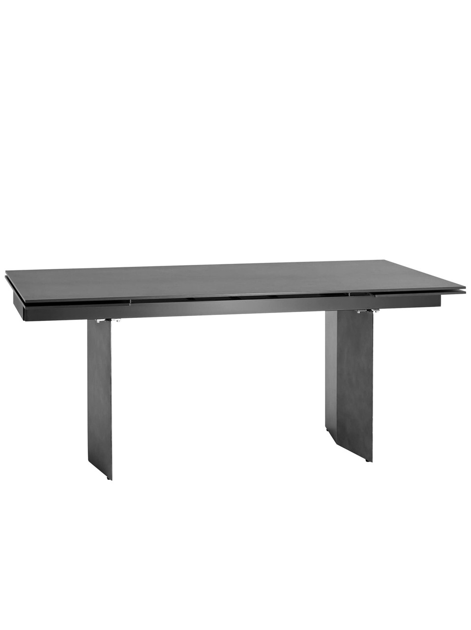 Обеденный стол Stool Group Селин раскладной, 180-260*90, темная керамика